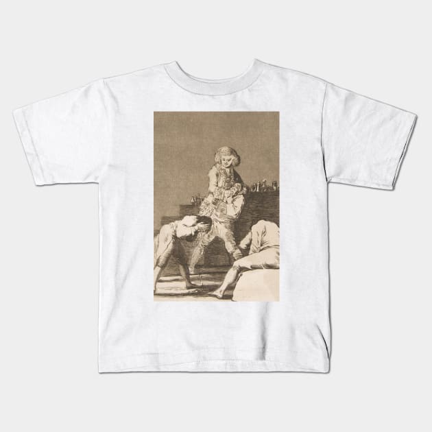 To the Count Palatine by Francisco Goya Kids T-Shirt by Classic Art Stall